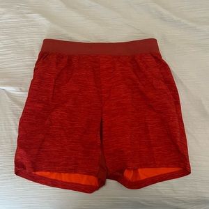 Lululemon T.H.E 7 in liner less shorts
